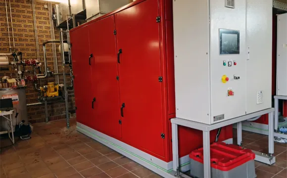 Blockheizkraft außen