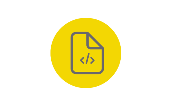 Icon Applikationsentwicklung - Coding